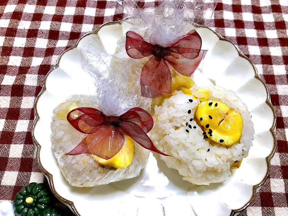 栗おこわのおにぎり🍙|じゅんさん