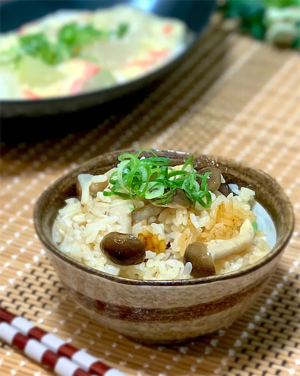 おでんの汁でおこわ風炊き込みご飯|あゆさん