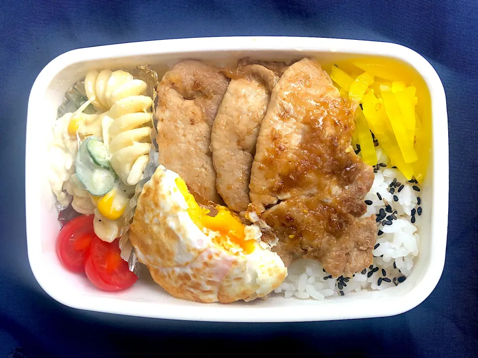 生姜焼き弁当【昼めし】|超絶トルーマン石6さん