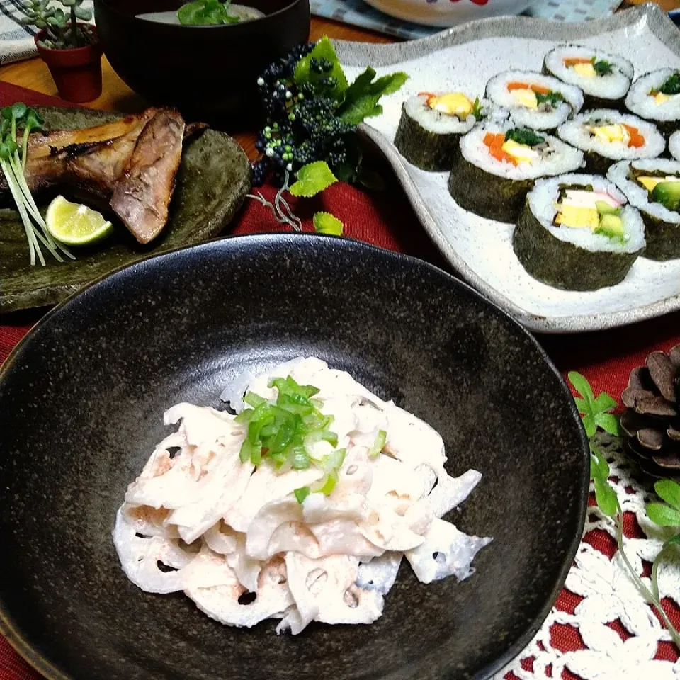 おかちさんの料理 れんこんの明太サラダ🍀|とまと🍅さん