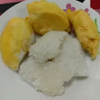 Pulut Durian + Santan + Sugar 🤤|ZieyaAhmadさん