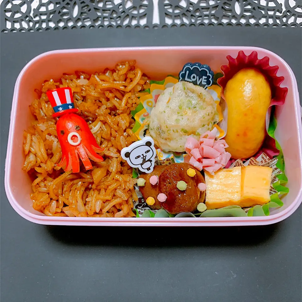 そば飯お弁当🍱|miyurumoさん