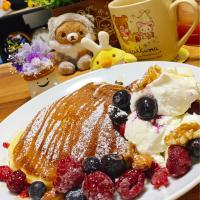 ベリーとナッツのパンケーキ