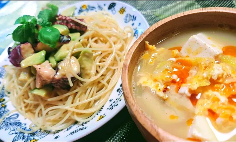 ロカボカッペリーニ🐙🥑
白菜×とうふ酸辣湯|マギーさん