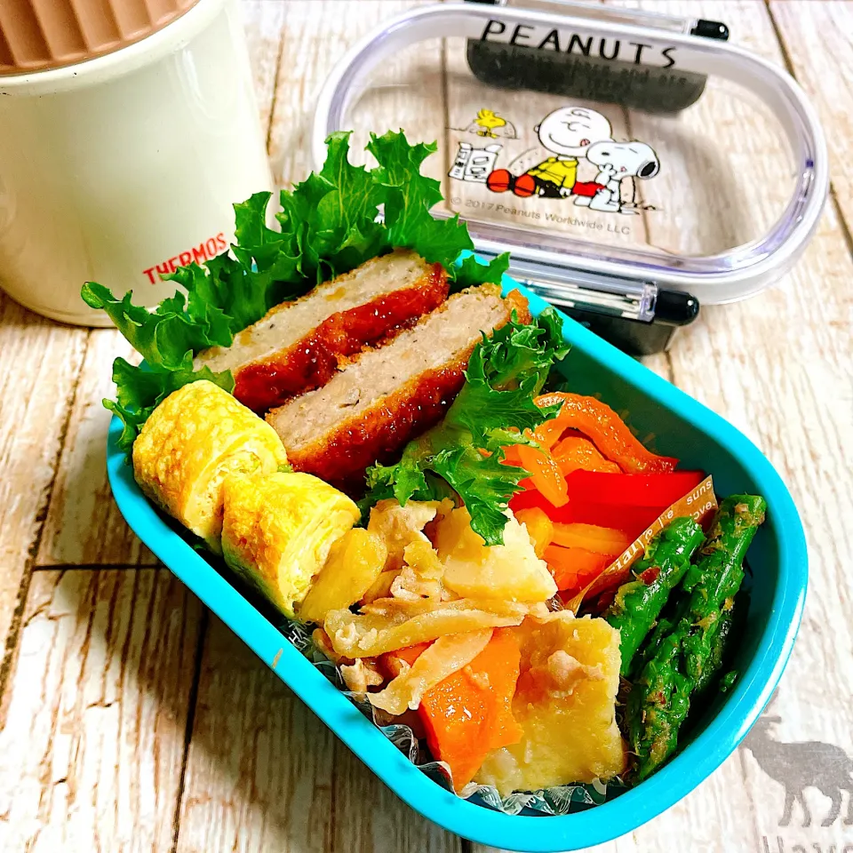 🙂甘だれメンチカツ弁当🙂|Laniさん