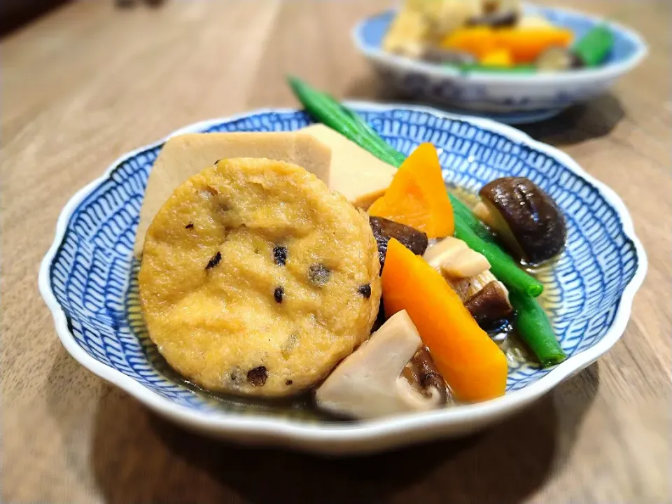 がんもと高野豆腐の煮物|古尾谷りかこさん