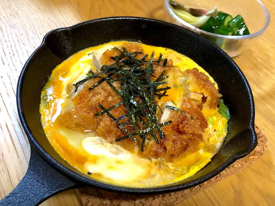 スキレットでカツ煮^_^|さおりさん