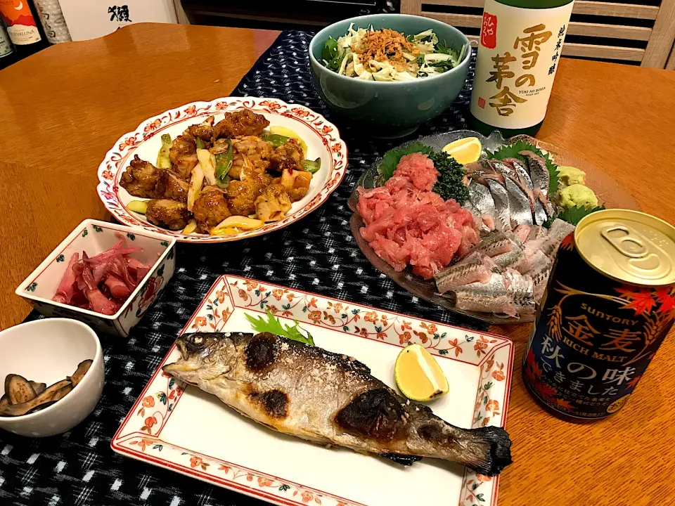 日本酒のある夕飯|Emi Mikadoさん