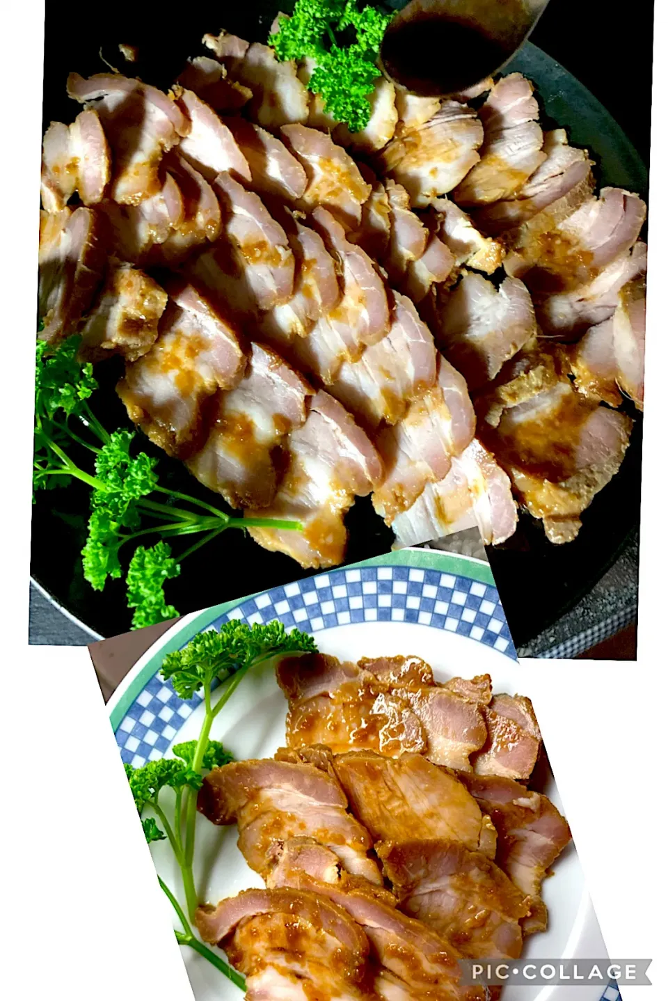 ポトスさんの料理 簡単にチャーシュー焼きました|シュトママさん