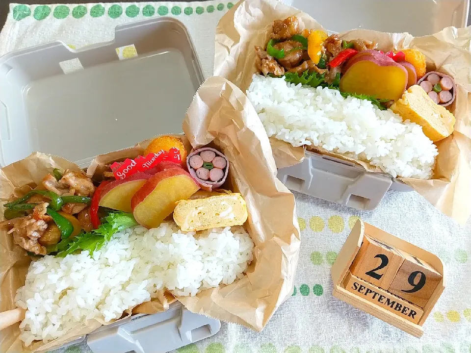 🍱今日の息子達のお弁当|tomoさん