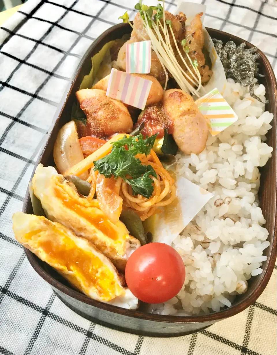 今日のパパ弁当は唐揚げ弁当♪|key♪さん