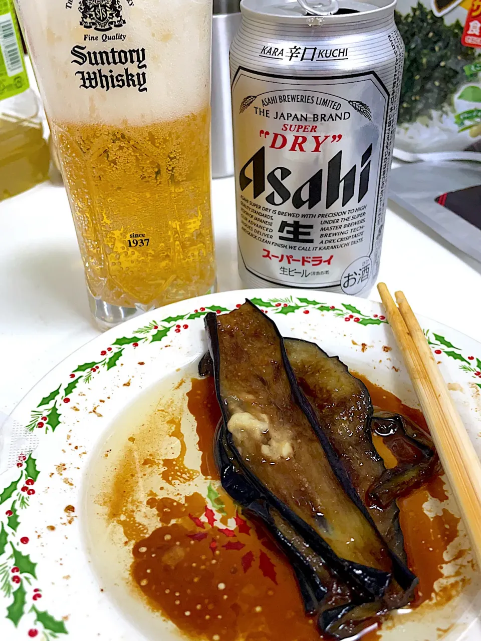 茄子の醤油焼きで一杯♫wwwww|Yoshihiro Andoさん