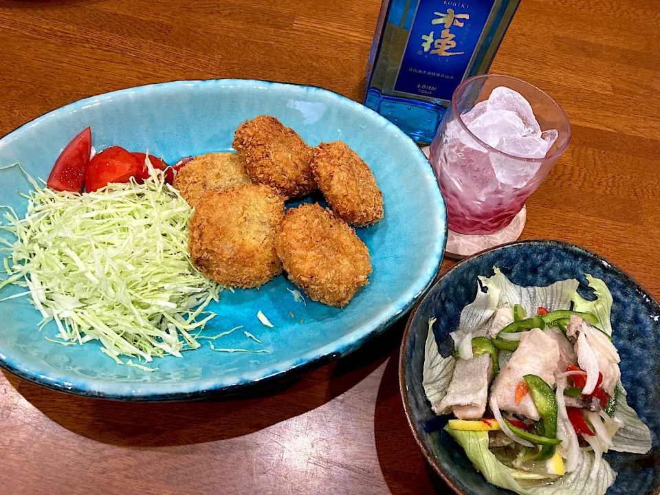 食材整理献立で 晩ご飯|sakuramochiさん