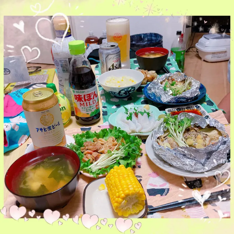 ９／２０ ｍｏｎ 晩ごはん🍴＊○°|rinaronarさん