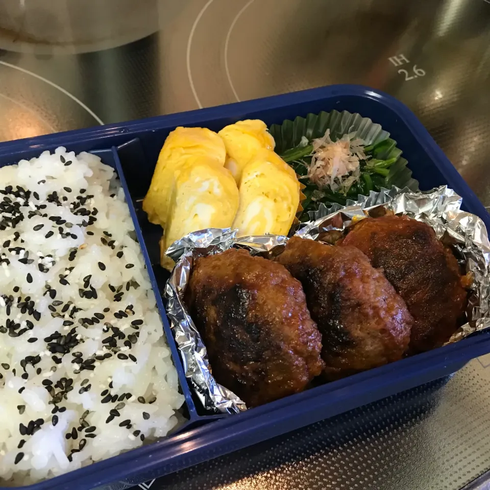 Snapdishの料理写真:ハンバーグ弁当|sanaeさん