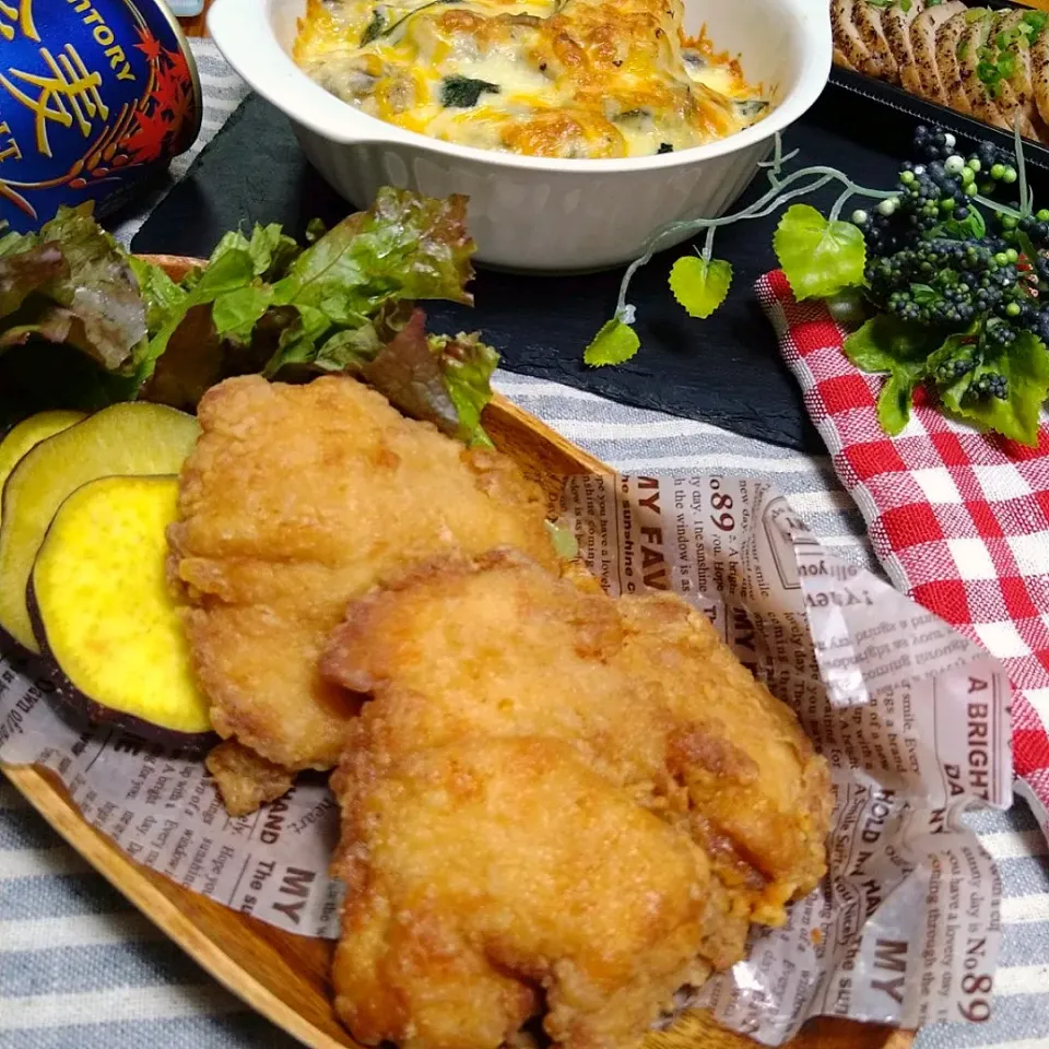 からあげビールさんの料理 【節約レシピ】ビールが進む♪旨辛マキシマムフライドチキン|とまと🍅さん