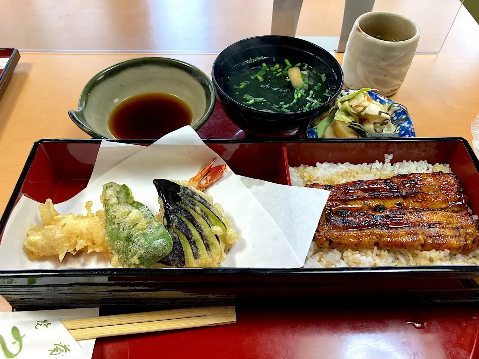 鰻重天ぷら御膳ランチ|じょんさん