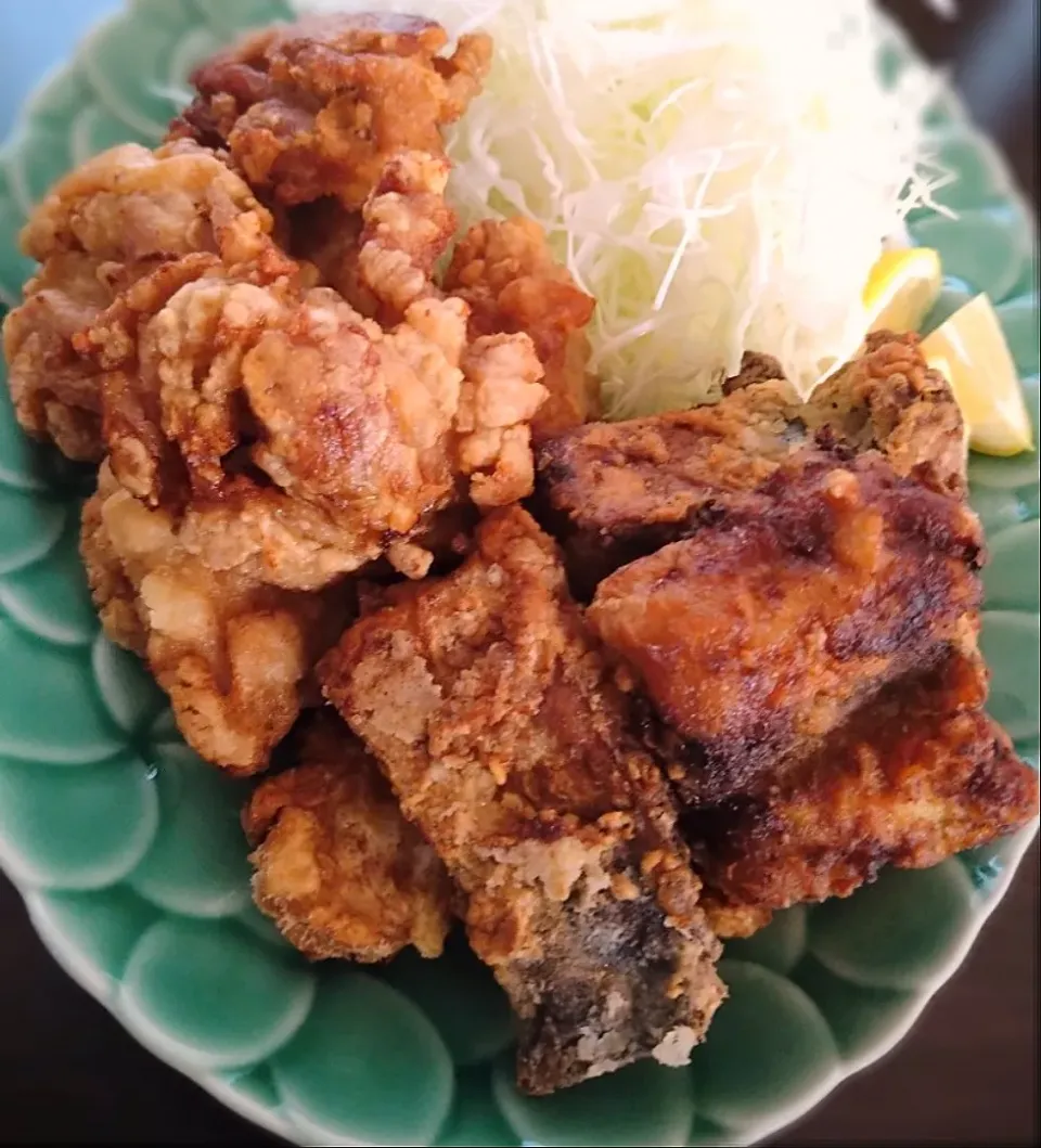 鯖のカレー竜田と豚肉のかさ増し唐揚げ|とだともさん