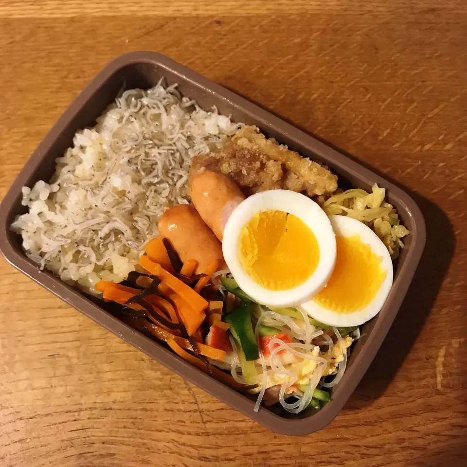 Snapdishの料理写真:中3娘弁当10月1日|hatabowwyomeさん