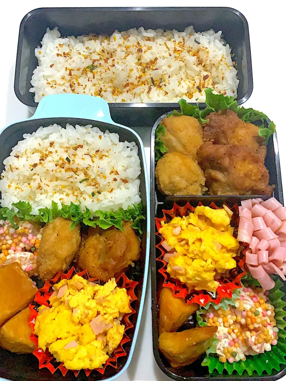 男子高校生のお弁当【唐揚げ】|ゆちさん