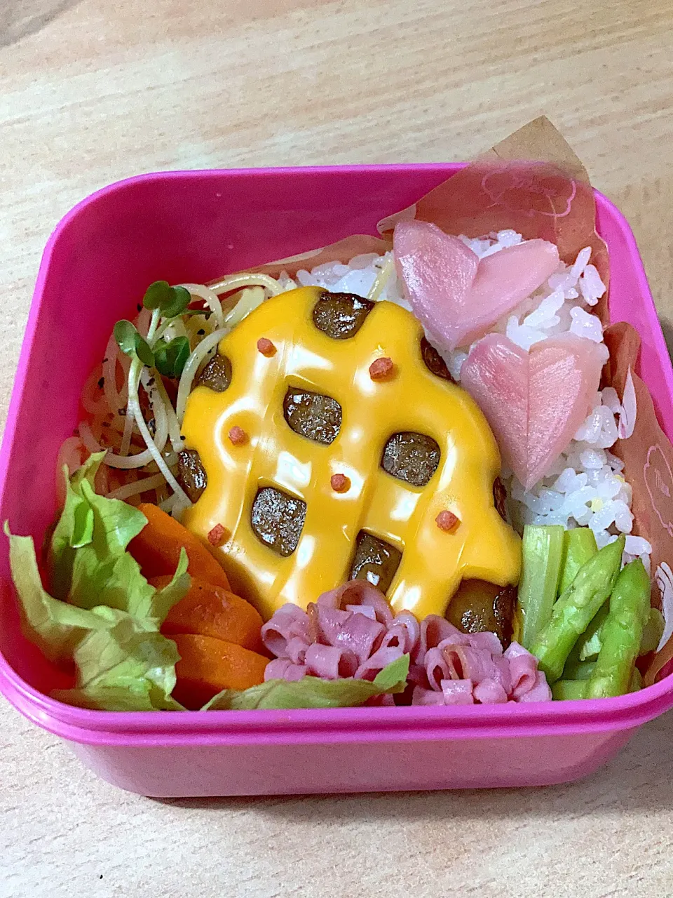 チキンハンバーグ弁当|matumotommさん