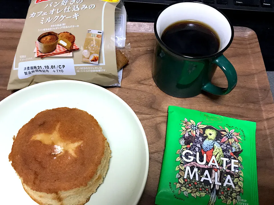 パン好きのカフェオレ仕込みのミルクケーキ、グアテマラコーヒー🇬🇹|Tak@さん