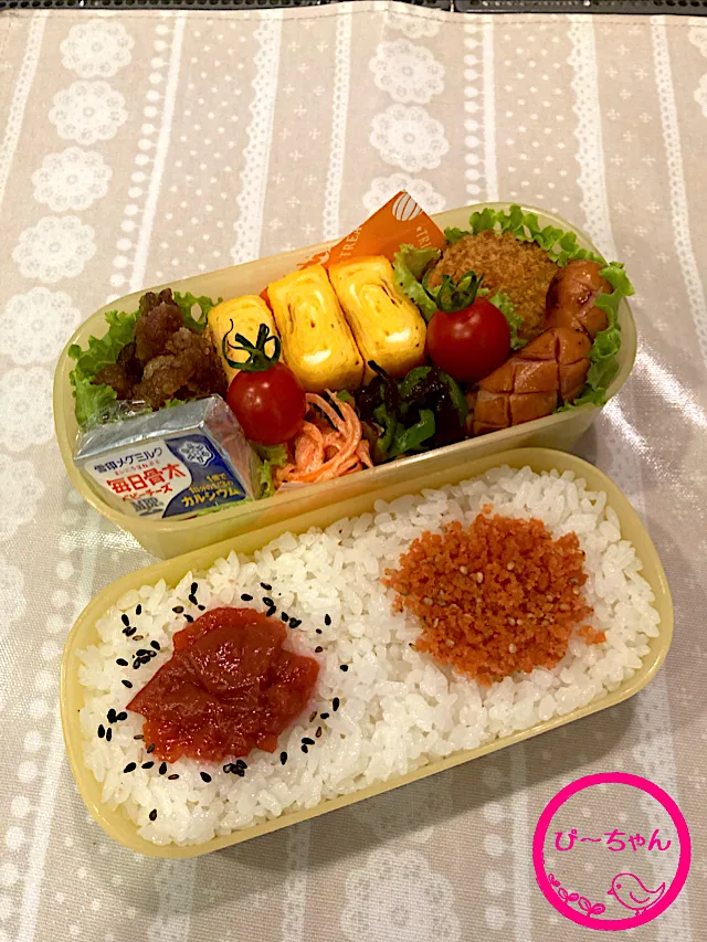 次女☆専門学生弁当😊218日目(実習4日目)|☆ぴ〜ちゃん☆さん