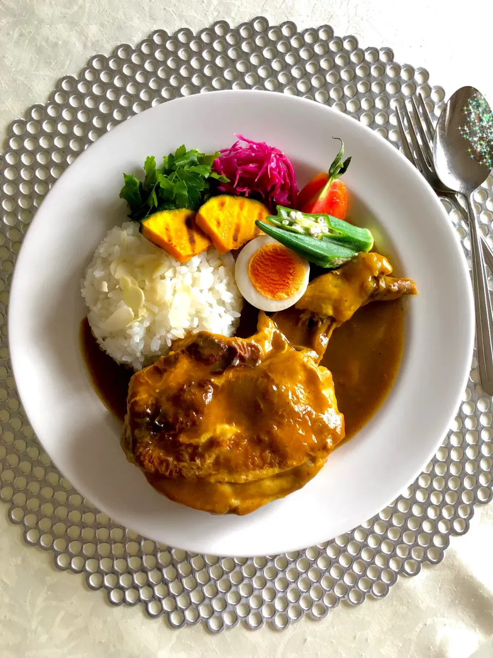 骨付きチキンカレー|よしこさん