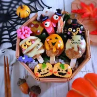 ハロウィン🎃👻おばけバー弁当