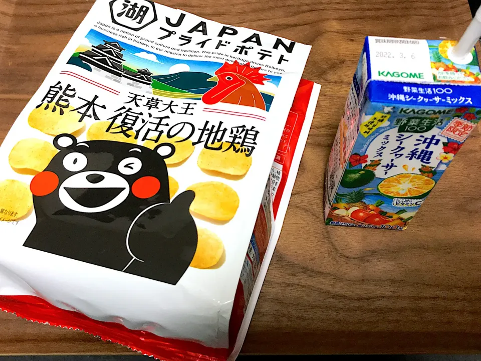 熊本　炭火焼鶏風味&沖縄 シークワーサーミックスジュース|Tak@さん