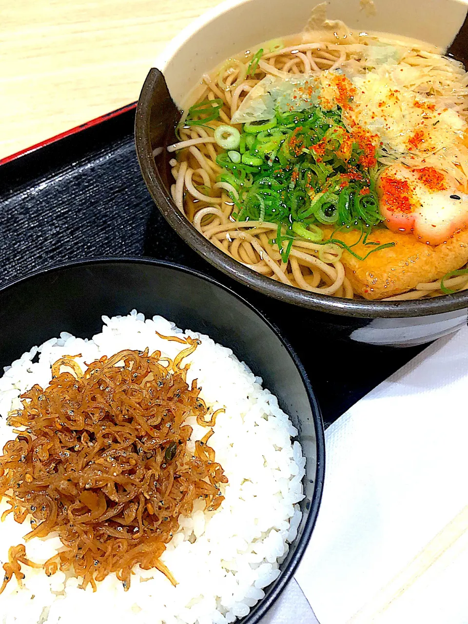 京風きつねそば　ちりめん山椒ご飯付き|藤本 ひろきさん