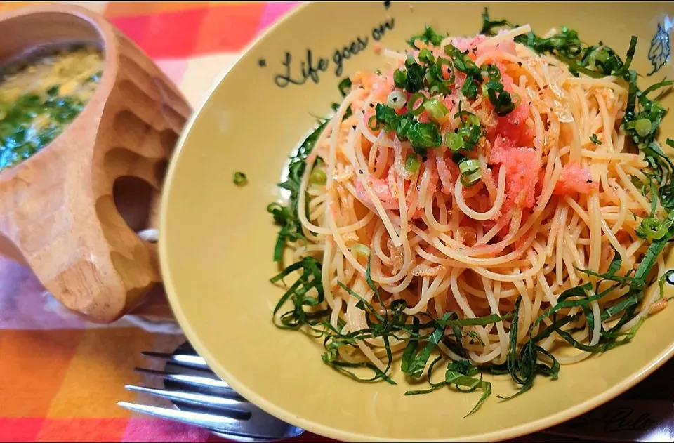 明太×桜えび 競演パスタ
えのたまスープ|マギーさん