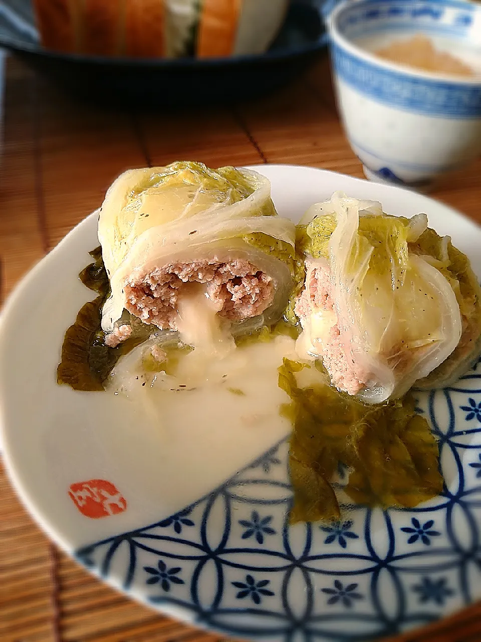 Snapdishの料理写真:ロール白菜inチーズ|まめころさん