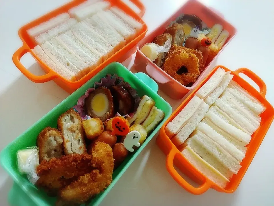 Snapdishの料理写真:子供達お弁当🍱|プリン☆さん