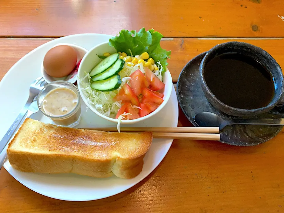 Snapdishの料理写真:栄生駅の側の♪…のりぞうでモーニング~(^^)❤︎|いつくしみちゃんさん