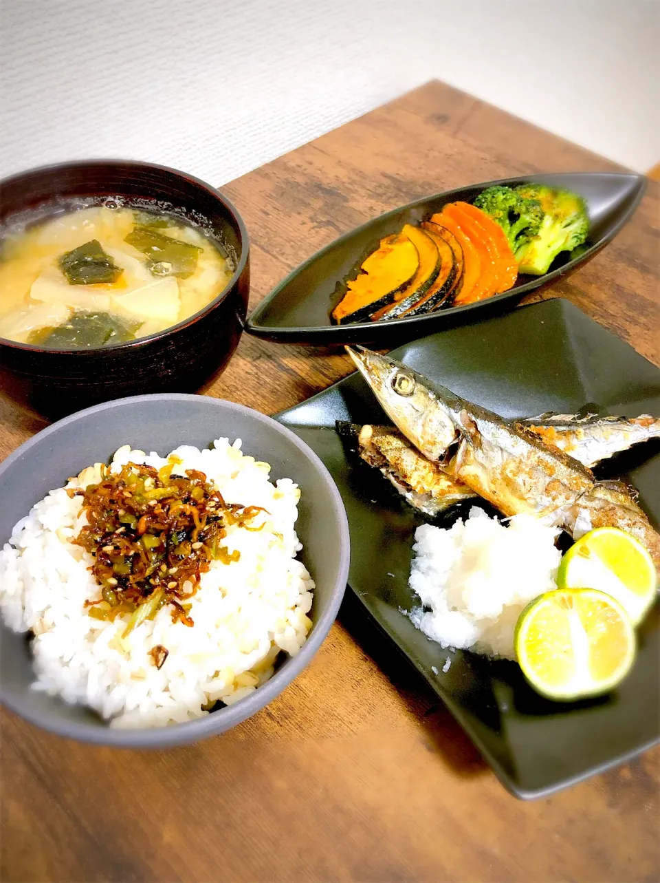 秋刀魚の塩焼き定食|一言多い君さん