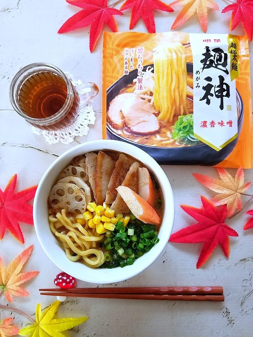 Snapdishの料理写真:麺神濃香味噌
インスタントラーメン|sugar beansさん