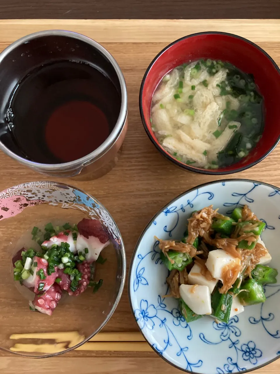 Snapdishの料理写真:食べ過ぎ翌日の朝ごはん|なつこいっきママさん