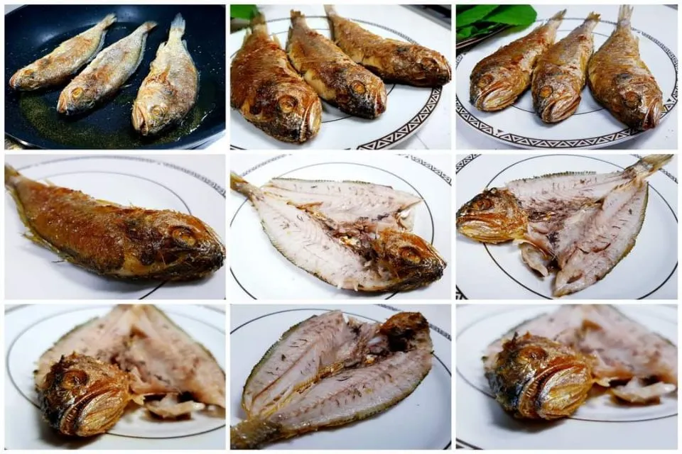 Pan-fried yellow croaker|steven z.y.さん