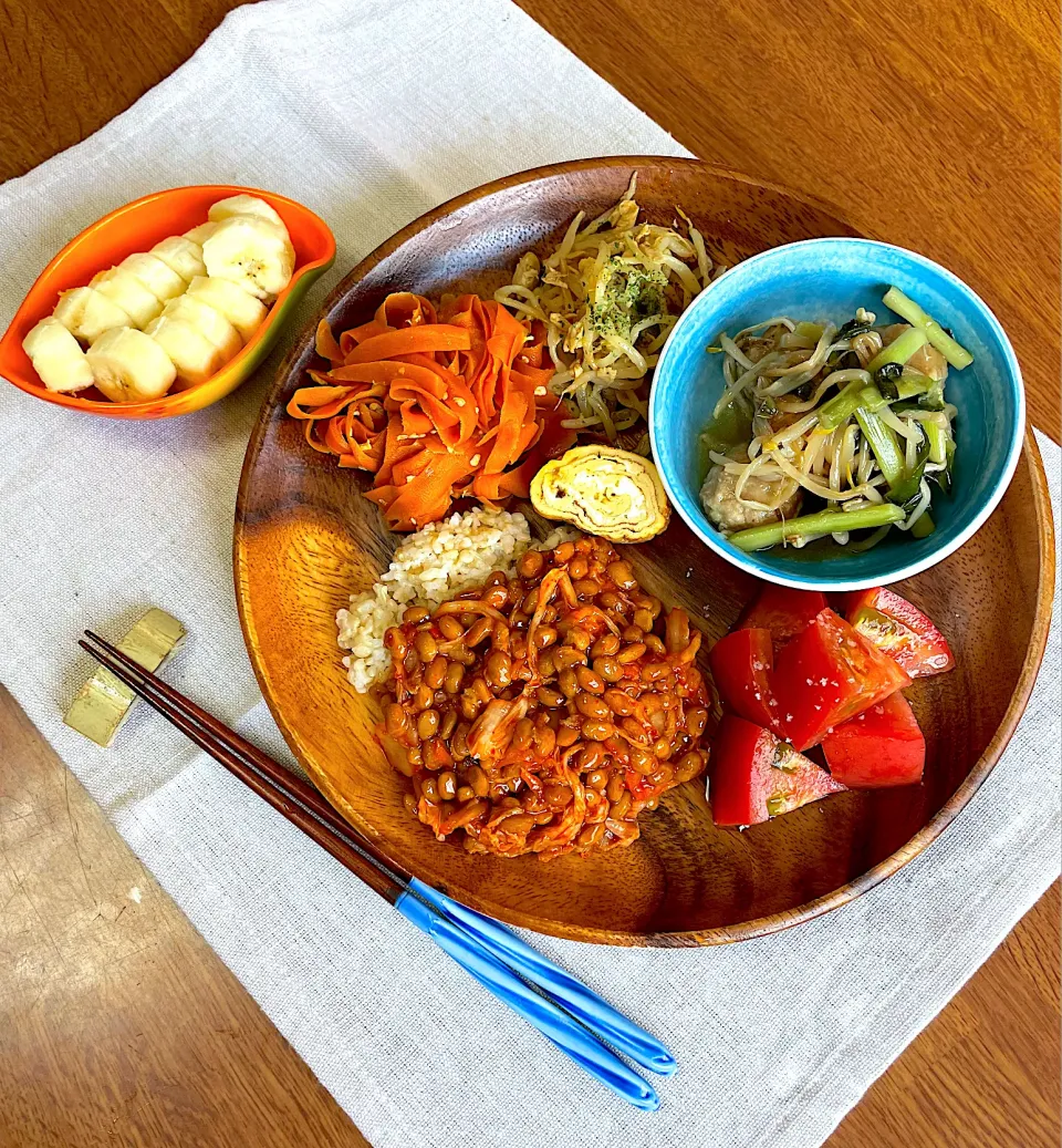 本日の朝ご飯🤍|かなさん