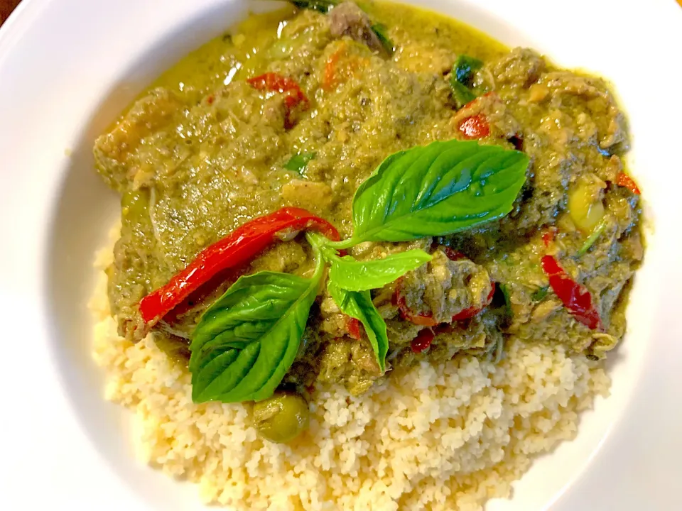 Couscous with Thai Green Curry |Rjさん