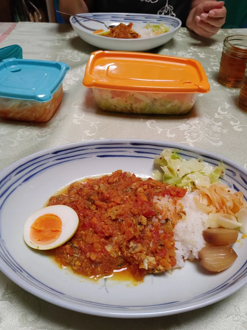 サバ缶トマトカレー|ららさくらさん