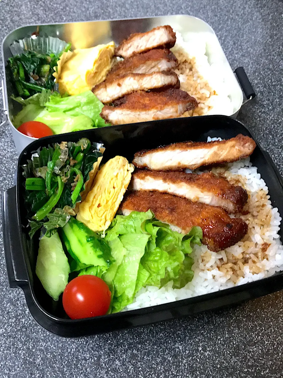 今日のお弁当♪ソースカツ丼|ミキのんさん