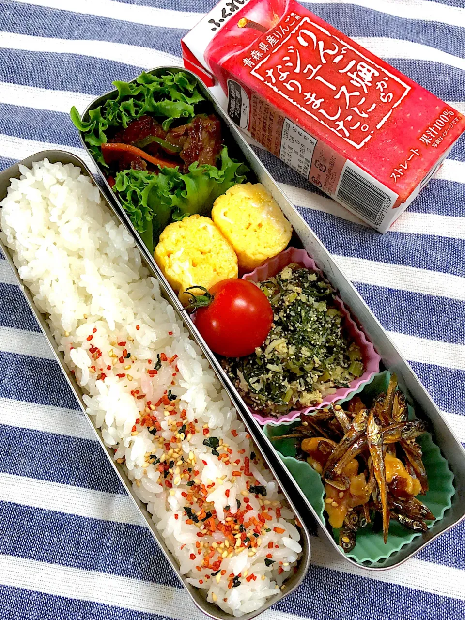 野菜炒めお弁当|まめすけ⭐︎さん