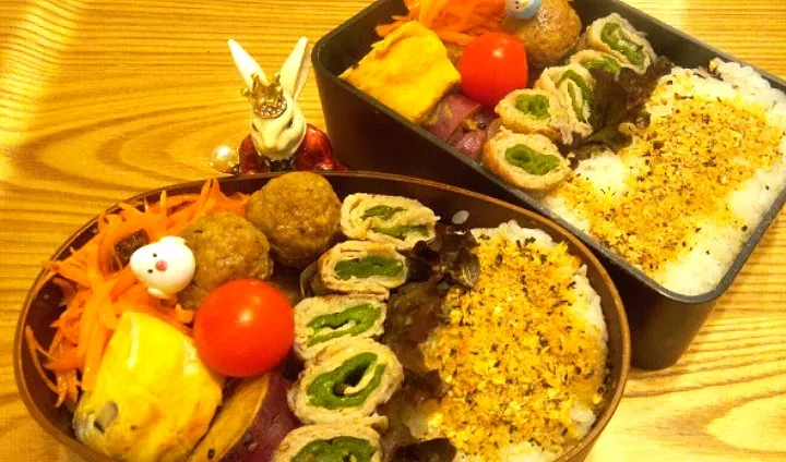 Snapdishの料理写真:'21．10/4
本日のジジババ弁当🍱|たえさん