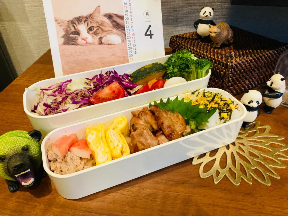 Snapdishの料理写真:20211004🍱今日の旦那さん弁当🍱|akiyo22さん