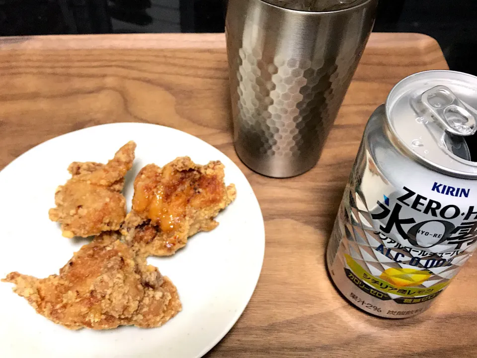 Snapdishの料理写真:大分　鶏モモ唐揚げ|Tak@さん