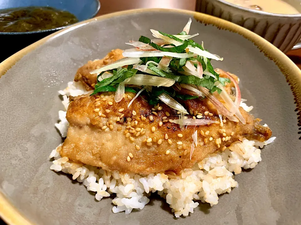 鯵の蒲焼丼|かなっぺさん