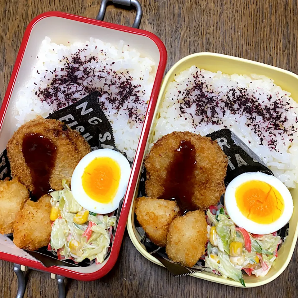 Snapdishの料理写真:娘＆自分弁当♪21.10.5.|れもんてぃさん