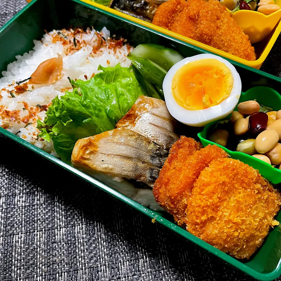 塩サバ&白身魚のフライ弁当|mettiさん